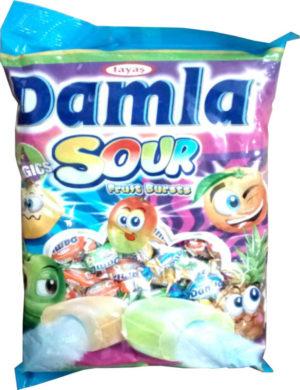 Жевательные конфеты Damla Sour (кислица) 1 кг/8 шт