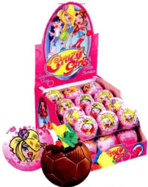 Шоколадный мяч Crazy Girls 34 gr 6*24