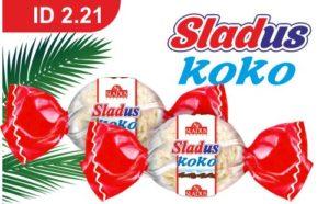 Шоколадные конфеты «Sladus Kokos» 2 кг