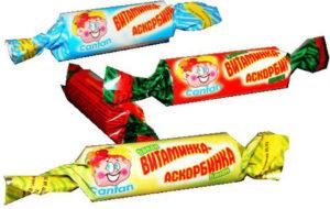 Витаминные Аскорбинка 25 гр 400 шт