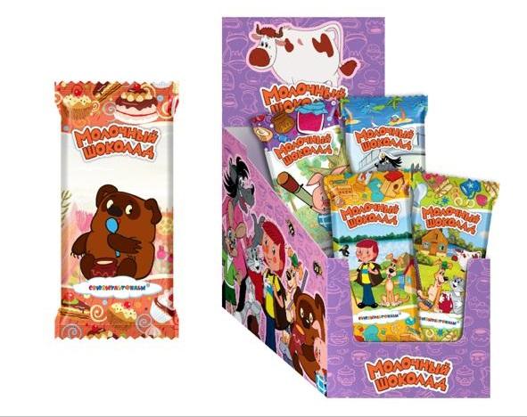Шоколад молочный 30% Союзмультфильм 40 гр
