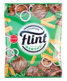 TM Flint Сухарики шашлык 70 гр/70 шт