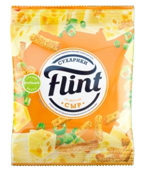TM Flint Сухарики  со вкусом Сыра 70 гр./70 шт