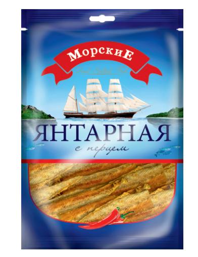 ТМ Морские Янтарная с перцем 70 гр