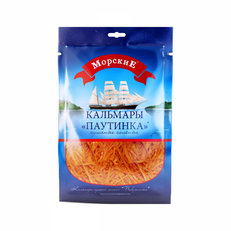 ТМ Морские Паутинка Кальмара 36 гр (100 шт)
